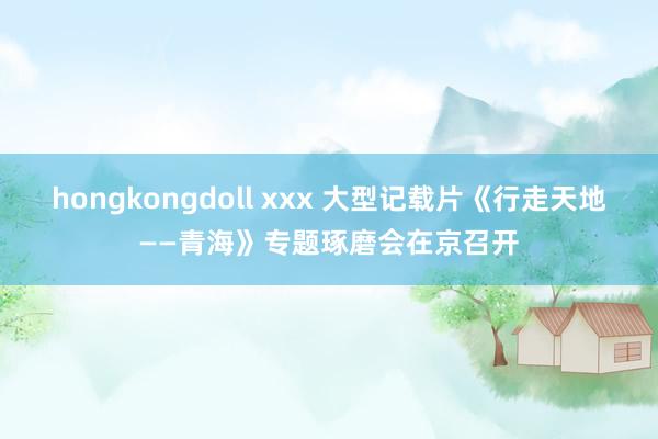 hongkongdoll xxx 大型记载片《行走天地——青海》专题琢磨会在京召开