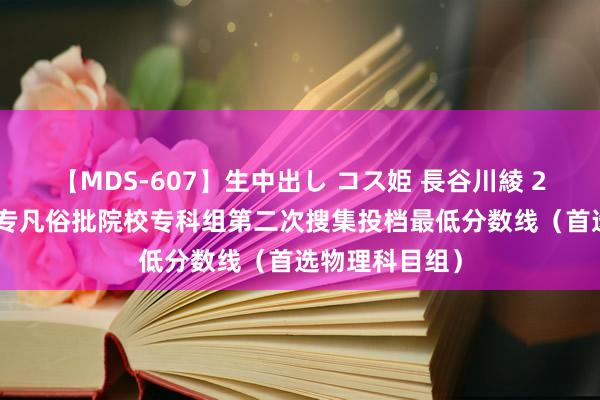 【MDS-607】生中出し コス姫 長谷川綾 2024年高职高专凡俗批院校专科组第二次搜集投档最低分数线（首选物理科目组）