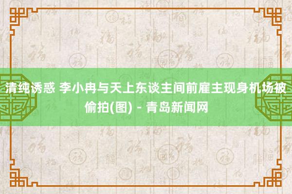 清纯诱惑 李小冉与天上东谈主间前雇主现身机场被偷拍(图)－青岛新闻网