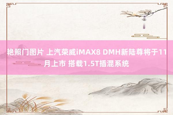 艳照门图片 上汽荣威iMAX8 DMH新陆尊将于11月上市 搭载1.5T插混系统